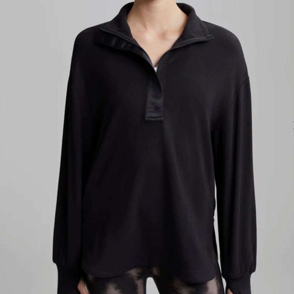 Varley•Roeder Half Zip Midlayer•Black•Size Medium